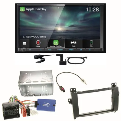 Produktbild von Kenwood DNX-7190DABS Android Auto CD Einbauset für Mercedes A W169 B Klasse W245