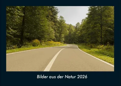 Zdjęcie produktu dla Zdjęcia z natury 2026 - pejzażowy format DIN A4, kalendarz miesięczny z motywami zdjęciowymi z fauny i flory, przyrody, kwiatów i roślin