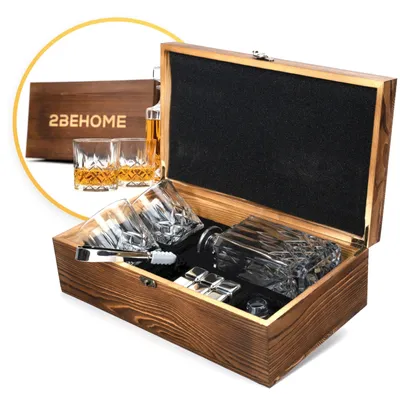 Produktbild von s Whiskey-Set mit Dekanter und Gläsern