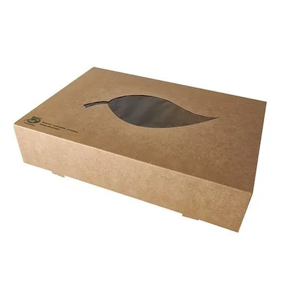 Produktbild von Transport- und Catering-Kartons, Pappe "pure" 8 cm x 46,4 cm x 31,3 cm braun "100% Fair"