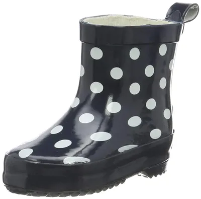 Produktbild von Playshoes Kinder Halbschaft-Gummistiefel aus Naturkautschuk, Trendige Uni Reg