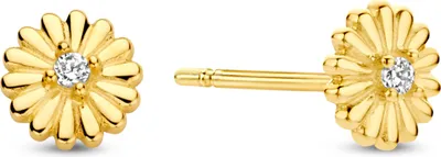 Produktbild von Ohrstecker Blume aus echt Gold 585 (14 kt)