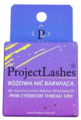 Produktbild von Färbegarn in ROSA für die Augenbrauenformung – Zeichnen des Augenbrauenbogens