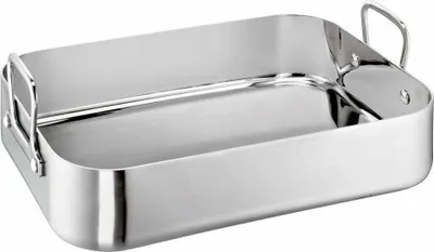 Immagine prodotto di Schulte-Ufer Delicado Bratreine, Vierkant Bräter, Auflaufform, Edelstahl, 35 x 25 cm, 9790-35 i