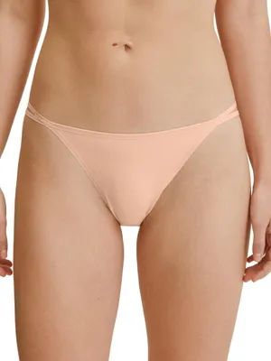Produktbild von CALIDA Sleek Skin Tanga-Slip Damen Rose Teint 48-50