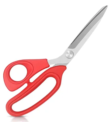 Produktbild von Stoffschere für Linkshänder, 22 cm, rot