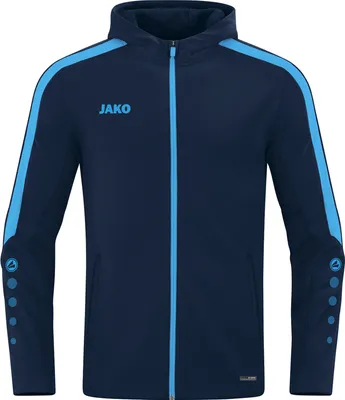 Produktbild von JAKO Kapuzenjacke Power marine/skyblue 4XL