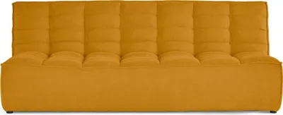 Image de Lisa Design Ellie - canapé 3 places en velours texturé , Jaune