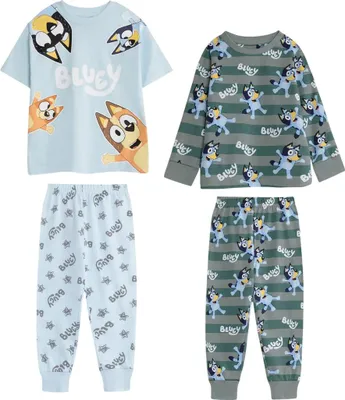 Produktbild von Bluey - Schlafanzug mit langer Hose für Jungen (2er-Pack) NS9659 (110) (Bunt)