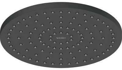 Zdjęcie produktu dla Duravit Prysznice - Głowica prysznicowa, średnica 250 mm, czarny matowy UV0660018046