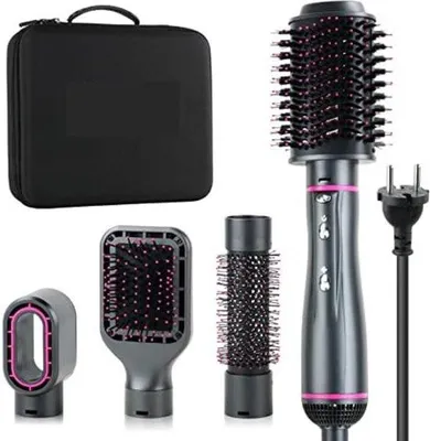 Immagine prodotto di Strumenti elettrici per lo styling dei capelli - Set di spazzole per capelli a corpo intero - Spazzola con setole alla cheratina termiche - Spazzola per capelli con protezione dai raggi UV - Spazzola per capelli con manico lungo