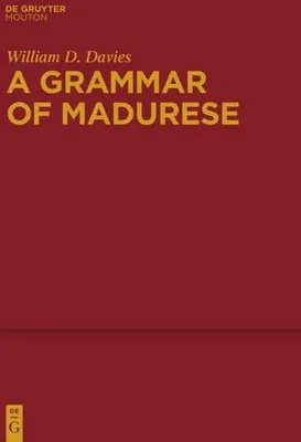 Produktbild von A Grammar of Madurese