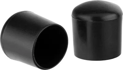 Produktbild von Famanu Schutzkappen für Stuhlbeine - Ø 16 mm - schwarz - Möbelgleiter - schützen Böden vor Kratzern und Abnutzung - langlebiges Material - Set
