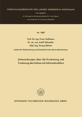 Image de Untersuchungen über die Erwärmung und Trocknung des Holzes mit Infrarotstrahlern