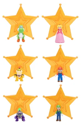 Obrázok produktu pre Séria akčných figúrok Super Mario Galaxy Film, 4 cm, 1. séria (12 ks)