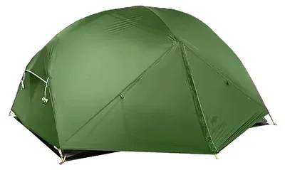 Obrázek produktu pro Stan na turistiku, ultralehký, voděodolný, Mongar, zelený, 210T