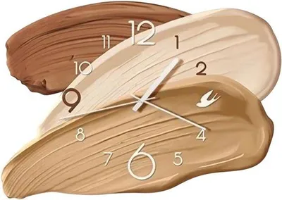 Produktbild von Wanduhr – moderner Stil, batteriebetrieben, 35 x 24 cm, stil Uhrwerk, ideal für Wohnzimmer, Schlafzimmer und Küche.