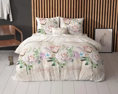 Produktbild von Sleeptime Lovely Flower Beige 240 x 200/220 cm