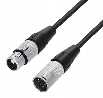 Produktbild von Adam Hall K4DGH51000 DMX-Kabel 5-Pin 10m Rean Stecker