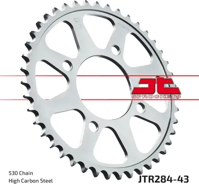 Obrázek produktu pro Ozubená kola JT 530 43Z vnitřní průměr 80 mm kruh šroubů 110 mm