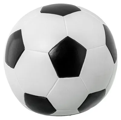 Tischleuchte Fußball Polyresin weiß-schwarz 12x14x14 cm