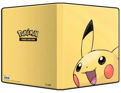 Image de Portfolio a4 pokemon pikachu - 10 pages de 9 cases (180 cartes recto-verso) - ultra pro - cartes a collectionner