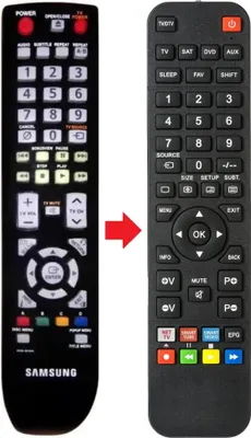 Produktbild von Fernbedienung geeignet für SAMSUNG AK59-00104K