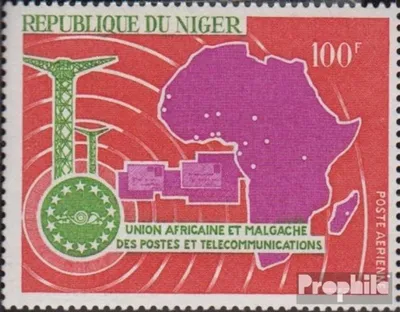 Produktbild von Briefmarken Niger 1967 Mi 169 (kompl.Ausg.) postfrisch Post und Fernmeldeunion