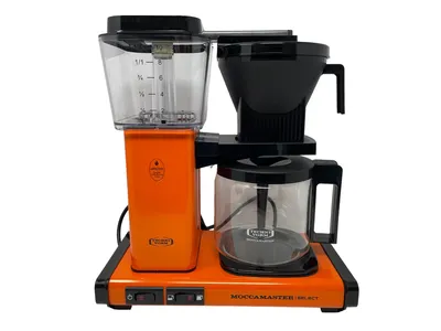 Produktbild von MOCCAMASTER KBG 741 Kaffeeautomat Kaffeemaschine Alu 10 Tassen Orange 1520 W