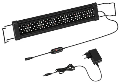 Produktbild von Vigevee Wasserdicht Farbige LED-Aquarienlampe mit Halterung und Zeitschaltuhr, dekorative Beleuchtung, 18 W