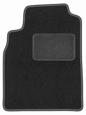 Imagen del producto de Alfombrilla conductor de moqueta para Nissan Almera N16 2000-2006 (hatchback) – 1 pieza, gris grafito, a medida – Wielganizator LUX