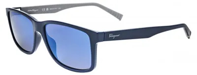 Produktbild von Ferragamo SF938S Blue/grey 57/15/150 Herren Sonnenbrillen