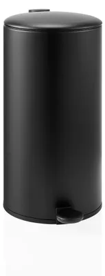 Produktbild von hjh OFFICE Mülleimer 30 Liter CLEAN STEP 2 Abfalleimer Mülltrenner rund für Küche, Büro mit Step-On 60.5 x 33.5 x 29.0 cm