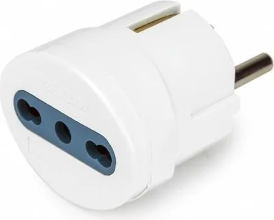 Produktbild von Vultech AT-06 Netzstecker-Adapter Typ F Typ L (IT) Typ F Weiß