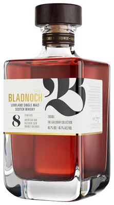 Produktbild von Bladnoch 8 Jahre - Double Matured Collection - American Oak Red Wine Cask - Lowland Single Malt Scotch Whisky