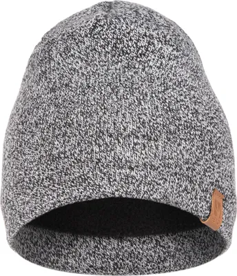 Produktbild von Herren Beanie  Winter Mütze Warme Strickmütze Weiche Wintermütze Mit Thermo Fleece Gefütterte melliert Grau