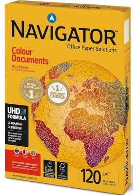 Obrázek produktu pro Navigator Barevné dokumenty 120g/m² DIN-A3 - 500 listů bílých