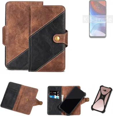 Produktbild von K-S-Trade Handyhülle Schutzhülle Bookstyle Case kompatibel mit Lenovo K13 Note Klapphülle Cover Hülle Schutztasche 1x