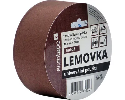 Immagine prodotto di Bordatura in gomma Kobercová, colore marrone, 48 mm x 10 metri