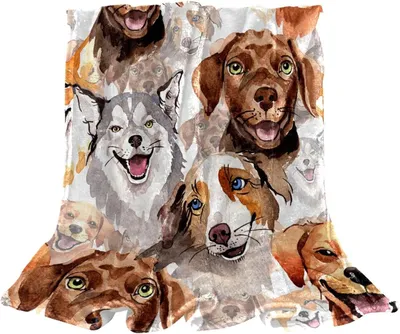 Produktbild von Fleecedecke für Hunde, Sofadecke, Bettdecke für Schlafzimmer, Wohnzimmer, Büro, 150 × 200 cm