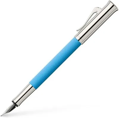 Productafbeelding van Graf von Faber-Castell Vulpen guilloche gulf blue M