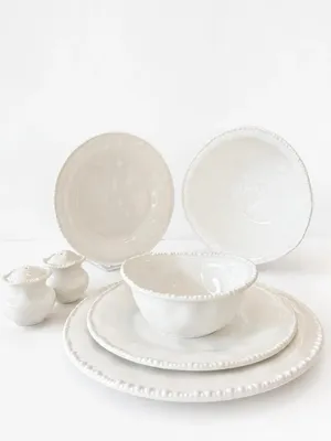 Image de Service de vaisselle Pearls blanc 27 pièces pour 6, Ø 26,5 cm