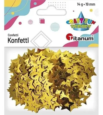 Obrázok produktu pre Zlaté konfety s hviezdičkami14g