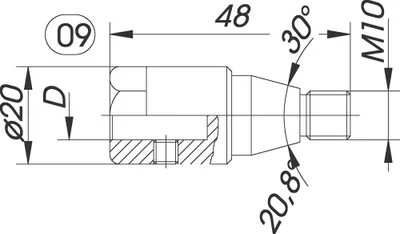 Immagine prodotto di BRÜCK Boccola di riduzione per tasselli D= 10 mm Tipo 017009 | 01700910R