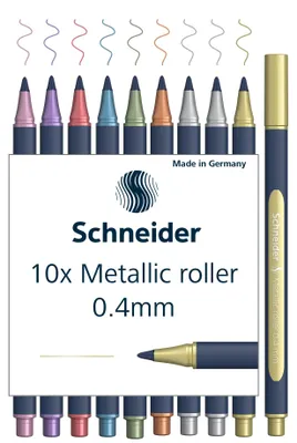 Produktbild von Schneider Paint-It Metallic Rollerball 050 (Strichstärke 0,4 mm, hochmetallische