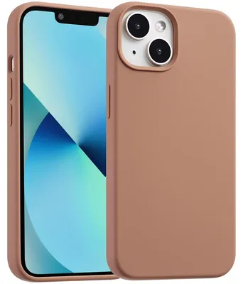 Imagen del producto de Funda de silicona lí­quida con MagSafe para Apple iPhone 13 Mini - Marrón claro