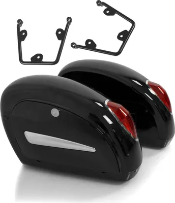 Immagine prodotto di Set di 2 valigie laterali con supporto per Honda Rebel 500 CMX 17-25