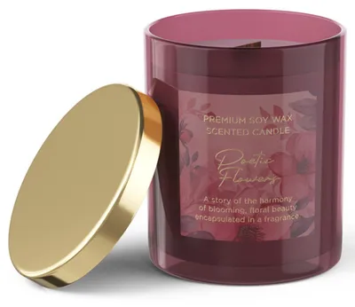 Productafbeelding van Vonná kaars Poetic Flowery met deksel