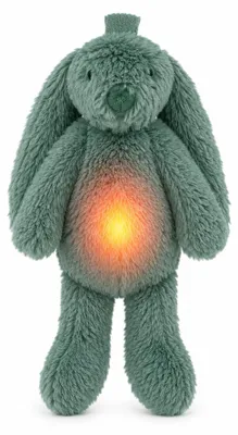 Image de ZAZU - Lapin RO avec veilleuse et chargeur USB vert
