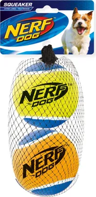 Immagine prodotto di Palline da tennis per cani NERF 2 con squeaker taglia L